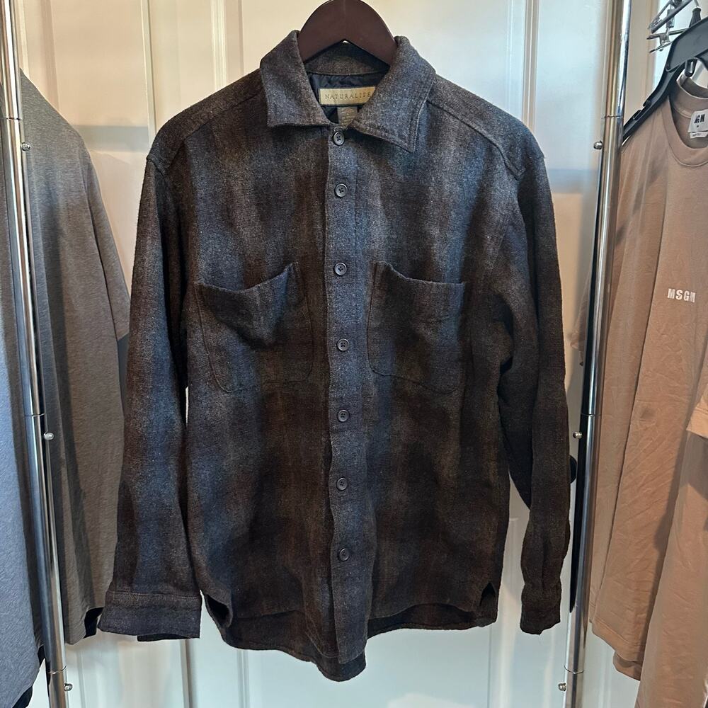 Natural Life y2k/2000s vintage brown earthy flannel